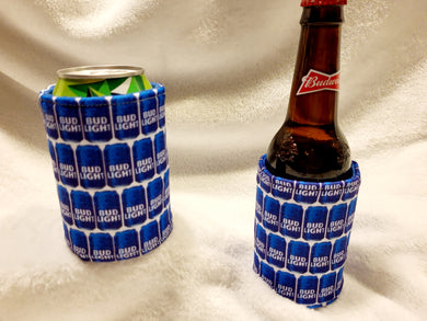 Bud Light Can or Bottle Koozie