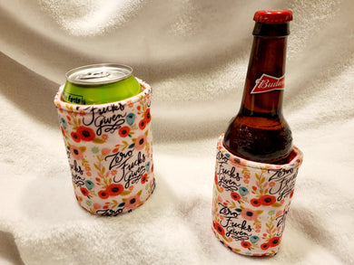 Zero Fucks Given Can or Bottle Koozie