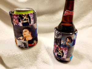 Michael Jackson Can or Bottle Koozie