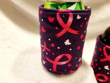 Load image into Gallery viewer, Breast Cancer Awareness Can or Bottle Koozie