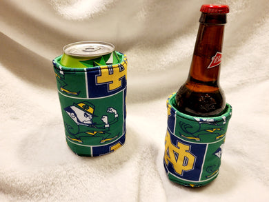 Notre Dame Can or Bottle Koozie