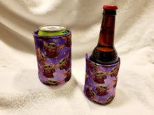 Load image into Gallery viewer, Purple Grogu Can or Bottle Koozie