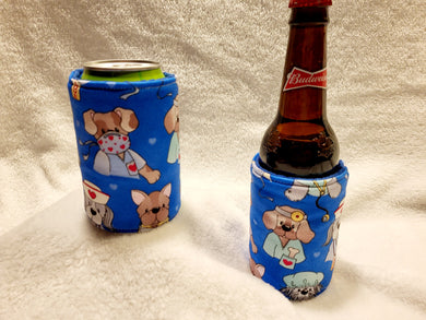 Nurse Dogs Can or Bottle Koozie