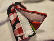 Load image into Gallery viewer, Buffalo Plaid Paw Print Can or Bottle Koozie