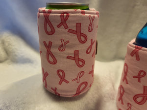Breast Cancer Awareness Can or Bottle Koozie