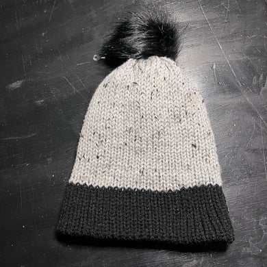 Gray & Black Beanie