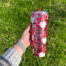 Load image into Gallery viewer, Valentine’s Day Starbucks Snow Globe Tumbler