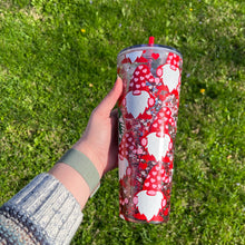 Load image into Gallery viewer, Valentine’s Day Starbucks Snow Globe Tumbler