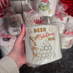 Oh Deer It’s Shitmas Here Toilet Paper