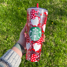 Load image into Gallery viewer, Valentine’s Day Starbucks Snow Globe Tumbler