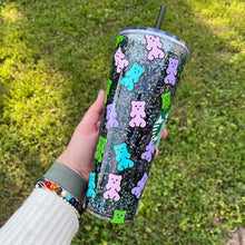Load image into Gallery viewer, Gummy Bear Starbucks Snow Globe Tumbler