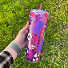Load image into Gallery viewer, Peen Starbucks Snow Globe Tumbler
