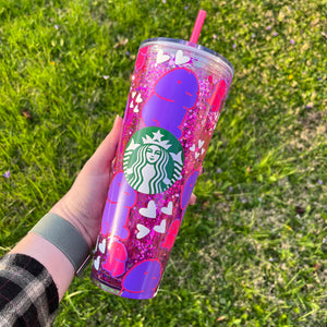 Peen Starbucks Snow Globe Tumbler